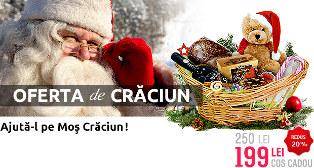 Cos cadou de Craciun