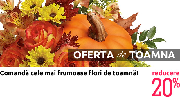 Buchete de toamna, comanda flori de sezon