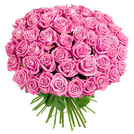 Buchet din 31 de trandafiri roz