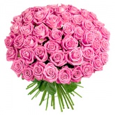 Buchet din 31 de trandafiri roz