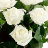 Buchet 7 trandafiri albi